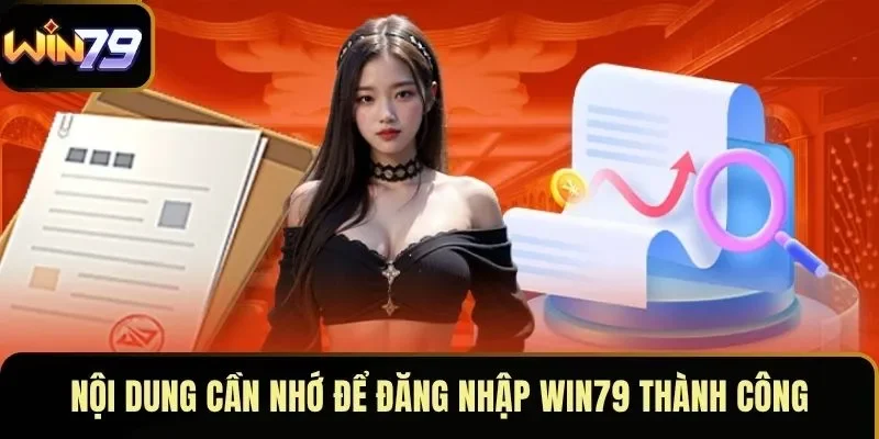 Nội dung cần nhớ để đăng nhập WIN79 thành công
